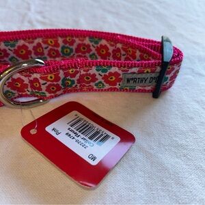 Pink Floral Dog Collar